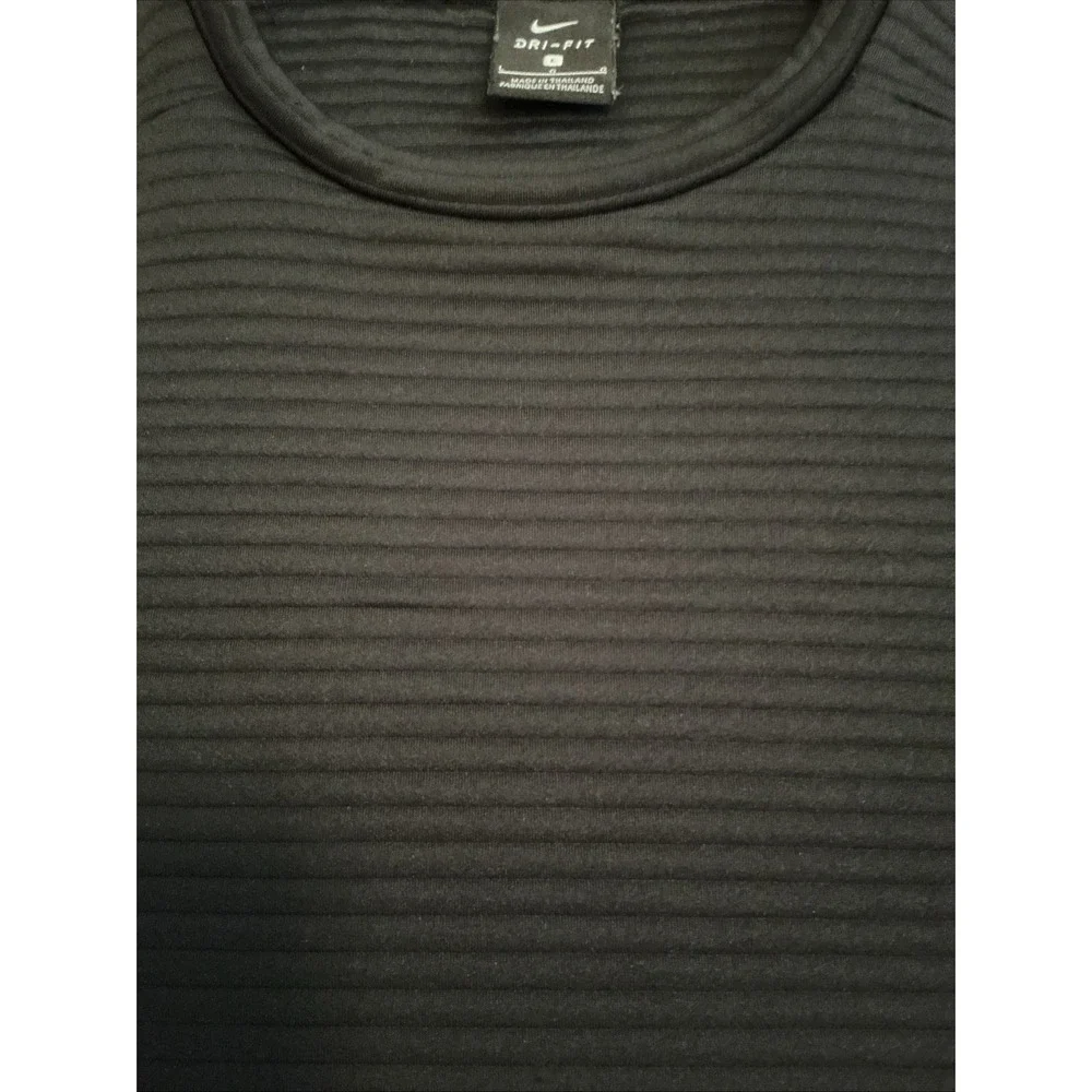 Nike Dri Fit Training Cropped Sweatshirt Just Do It Black Women's Large